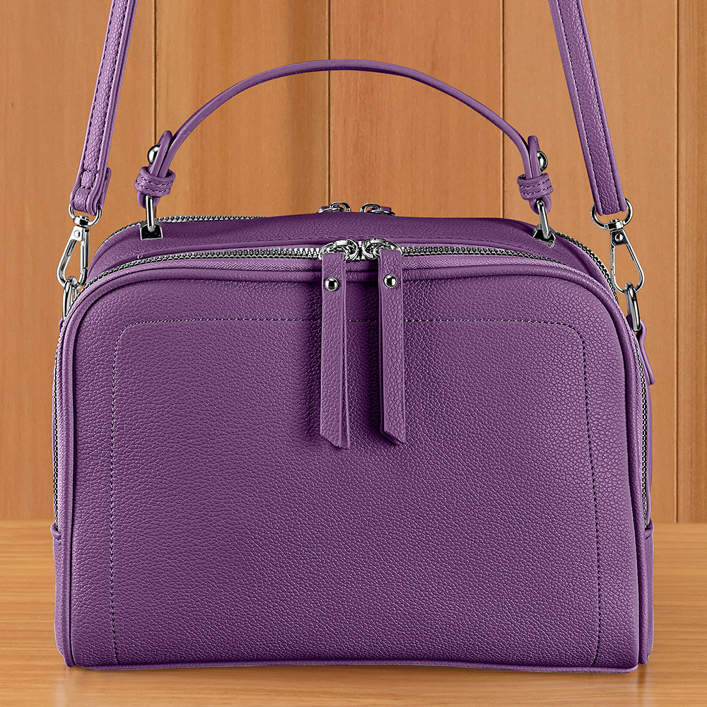 22 Tote Vegan Leather Convertible Satchel Crossbody Bag - Image 2