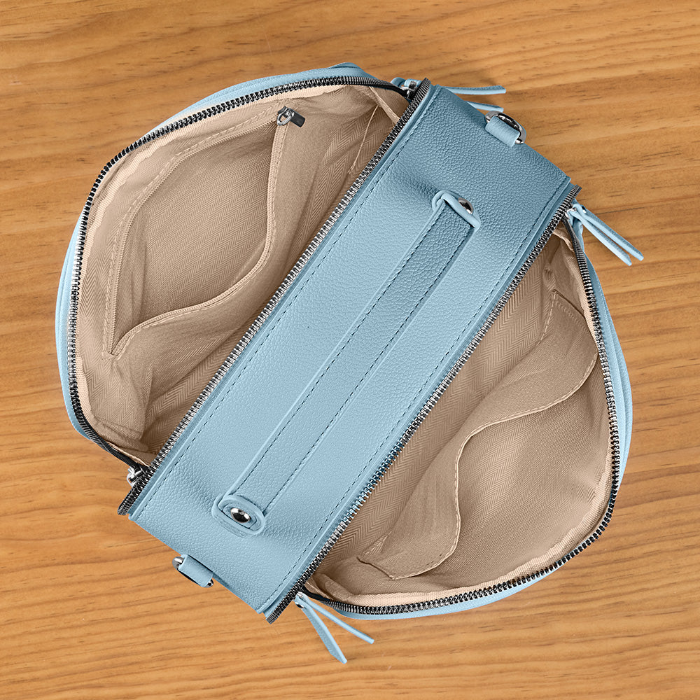 22 Tote Vegan Leather Convertible Satchel Crossbody Bag - Image 4