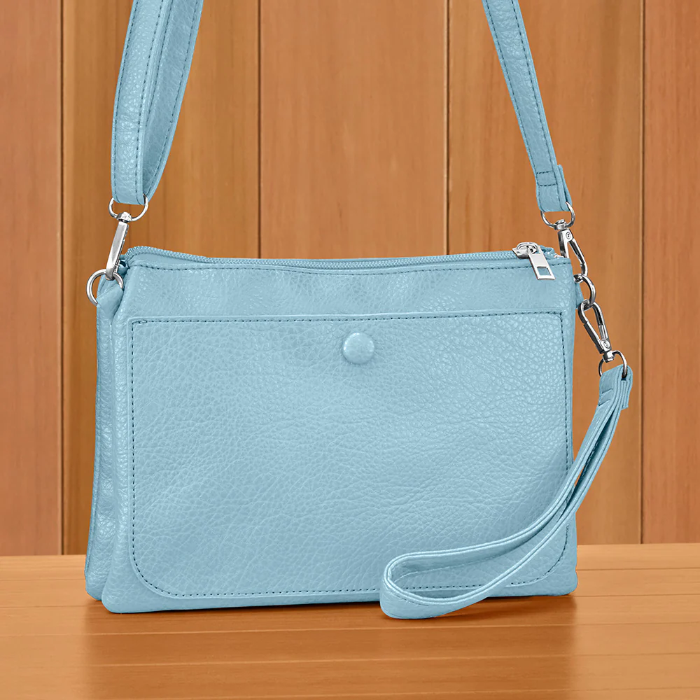 22 Tote Vegan Leather Crossbody Wristlet - Image 4