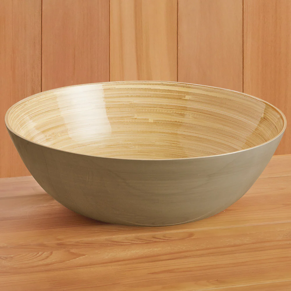 albert L. (punkt) 11.75" Bamboo Classic Bowl - Image 10