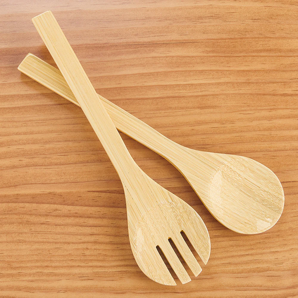 albert L. (punkt) Bamboo Salad Servers, Set of 2 - Image 8