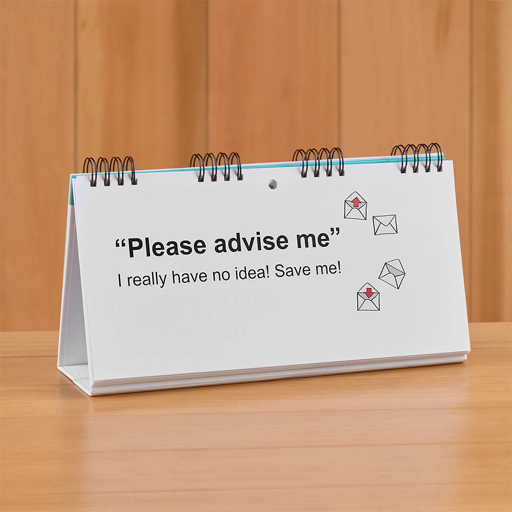 "As Per My Last Email" Desk Signs Flip Book - Image 2