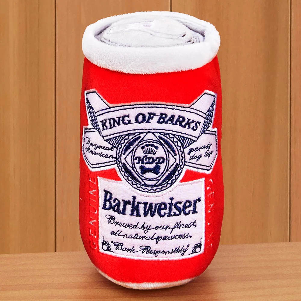 Barkweiser Beer Can Dog Toy