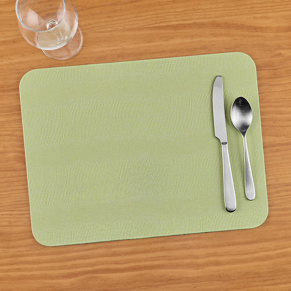 Caspari Lizard Felt-Backed Placemat - Image 3