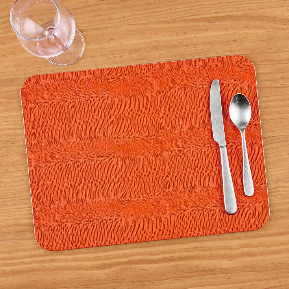 Caspari Lizard Felt-Backed Placemat - Image 5
