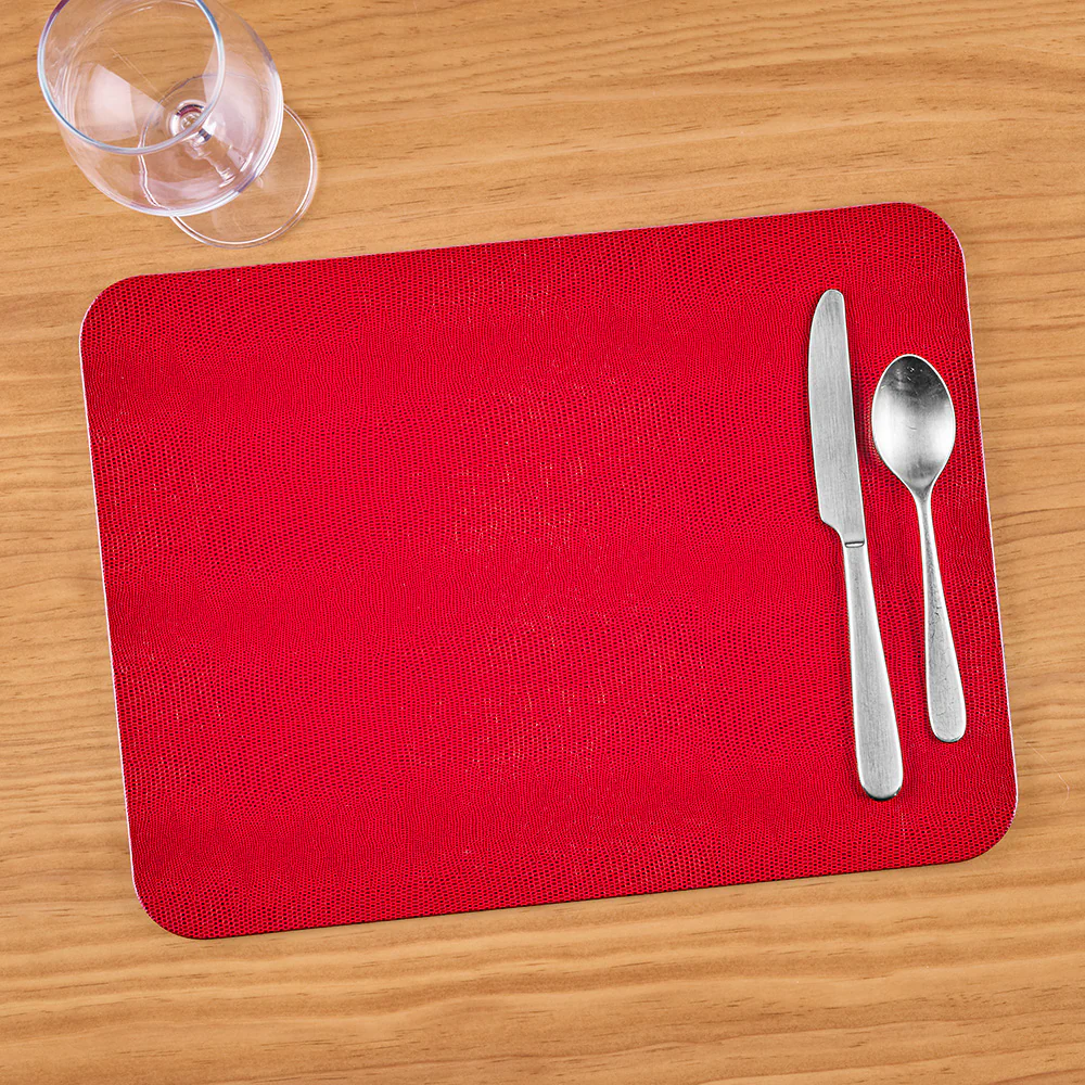 Caspari Lizard Felt-Backed Placemat - Image 6