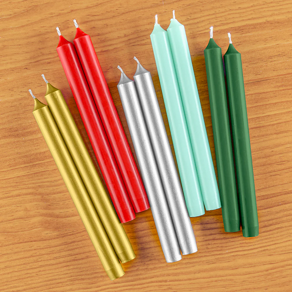 Caspari Taper Candles, Pack of 2 - 10"
