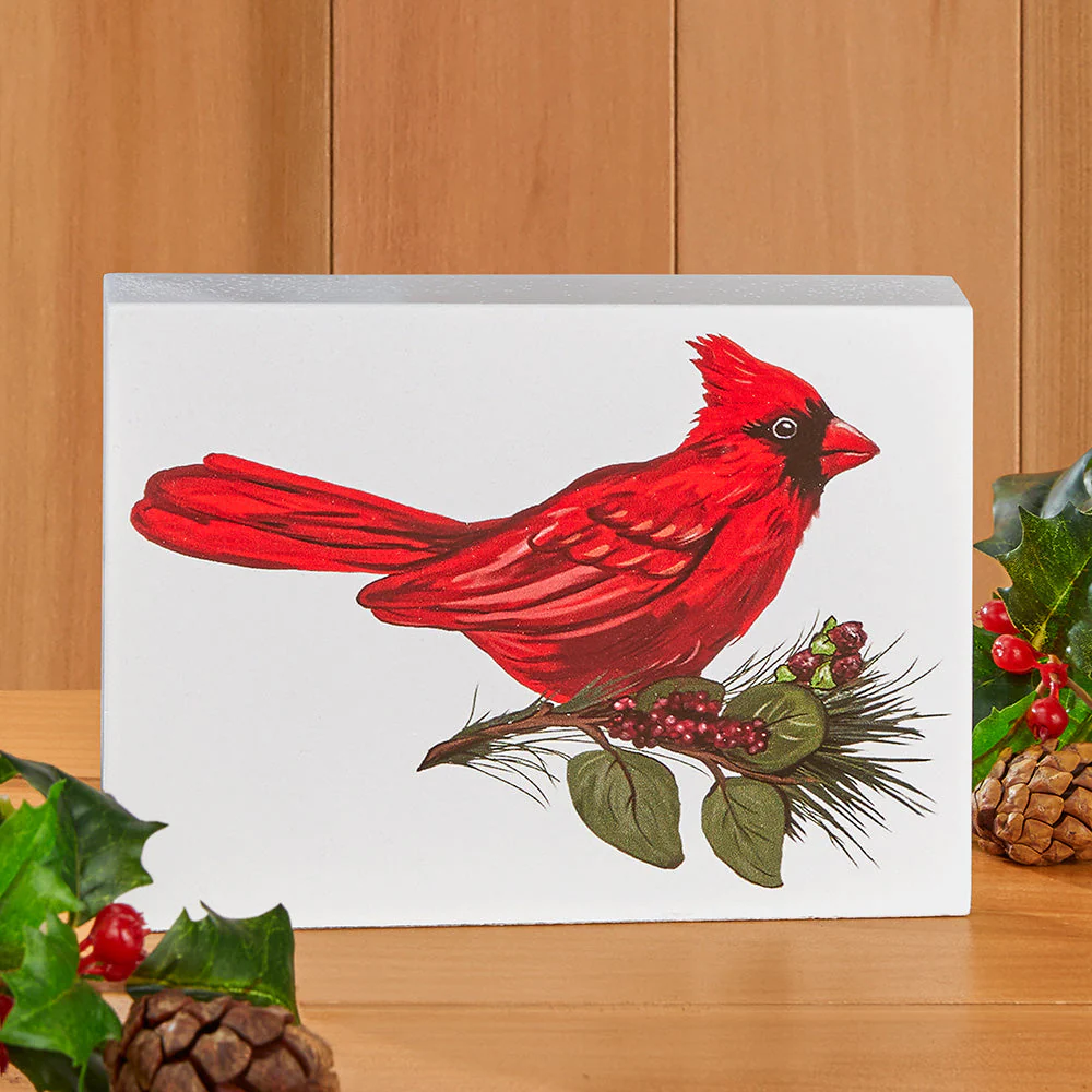 Christmas Cardinal Sign