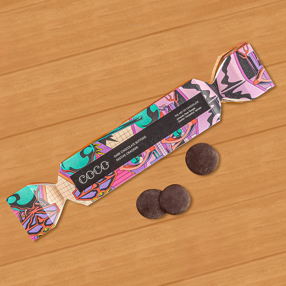 COCO Chocolate Buttons Festive Party Cracker - Image 3