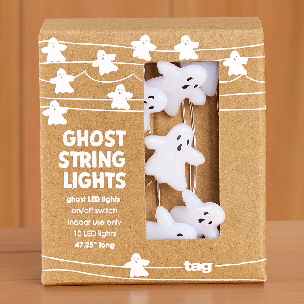 Halloween String Lights, Ghosts - Image 2