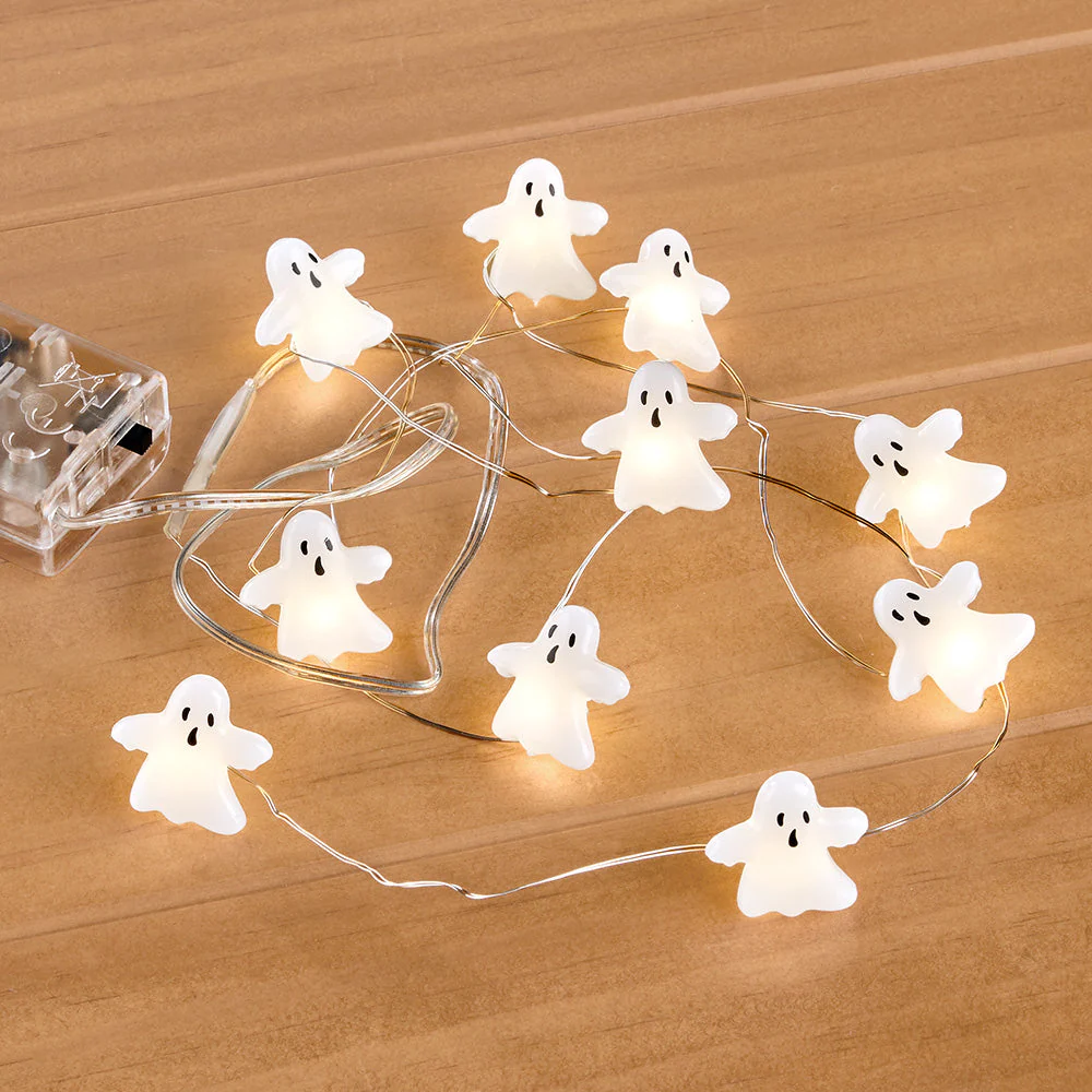 Halloween String Lights, Ghosts - Image 3