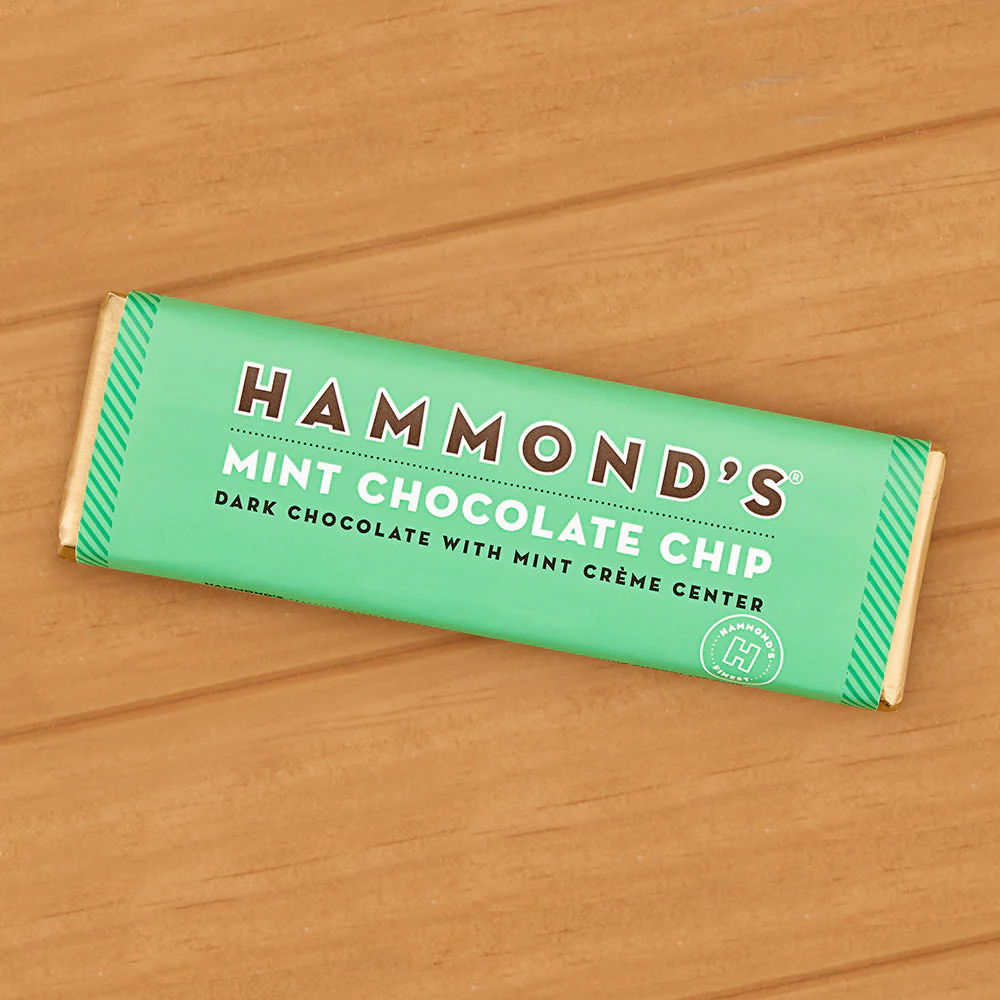 Hammond's Dark Chocolate Bar, Mint Chocolate Chip
