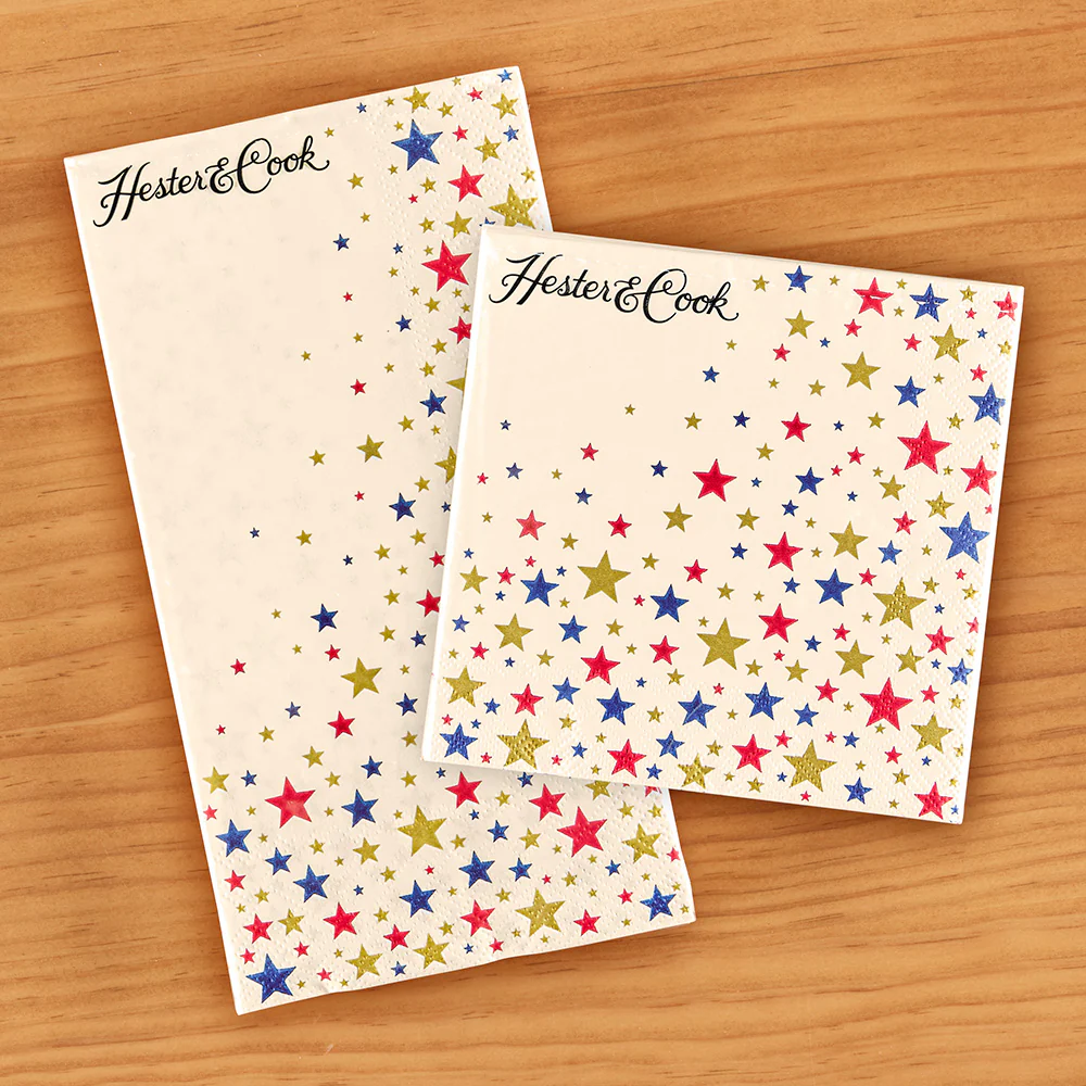 Hester & Cook Paper Napkins, Star-Spangled Celebration