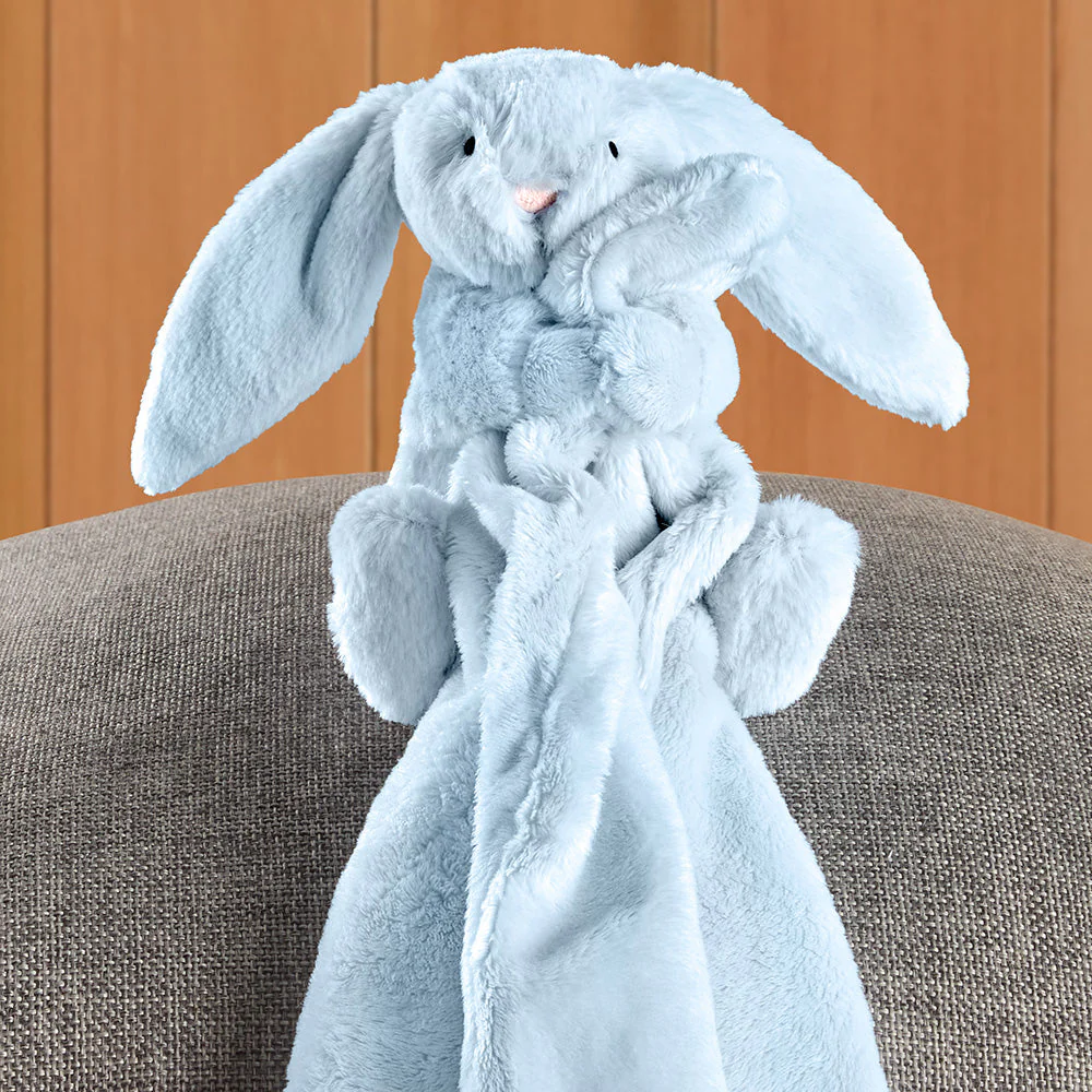 Jellycat Stuffed Animal Plush Soother Baby Blanket, Bashful Bunny - Image 4