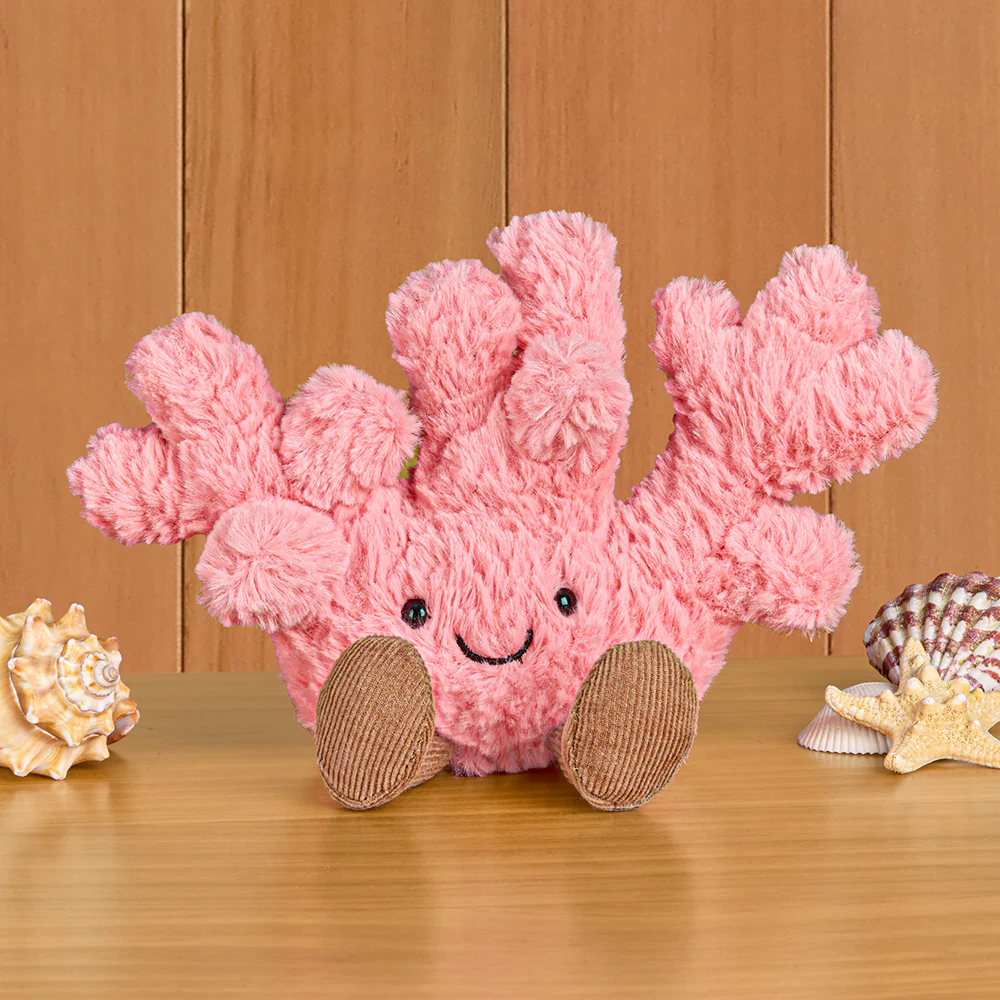 Jellycat Stuffed Animal Plush Toy, Amuseables Coral