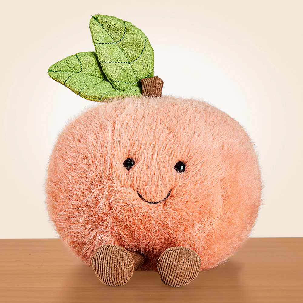 Jellycat Stuffed Animal Plush Toy, Amuseables Fruit Peach