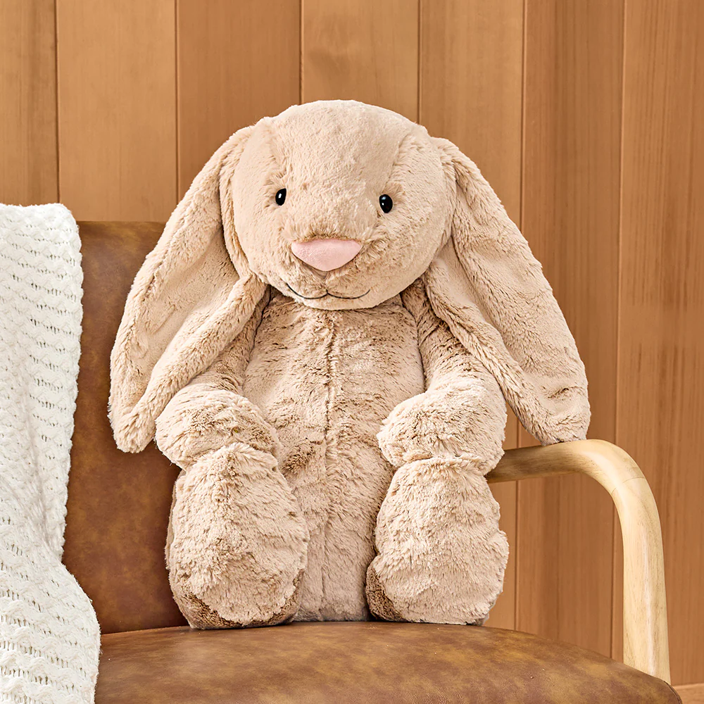 Jellycat Stuffed Animal Plush Toy, Bashful Bunny Beige - Image 6