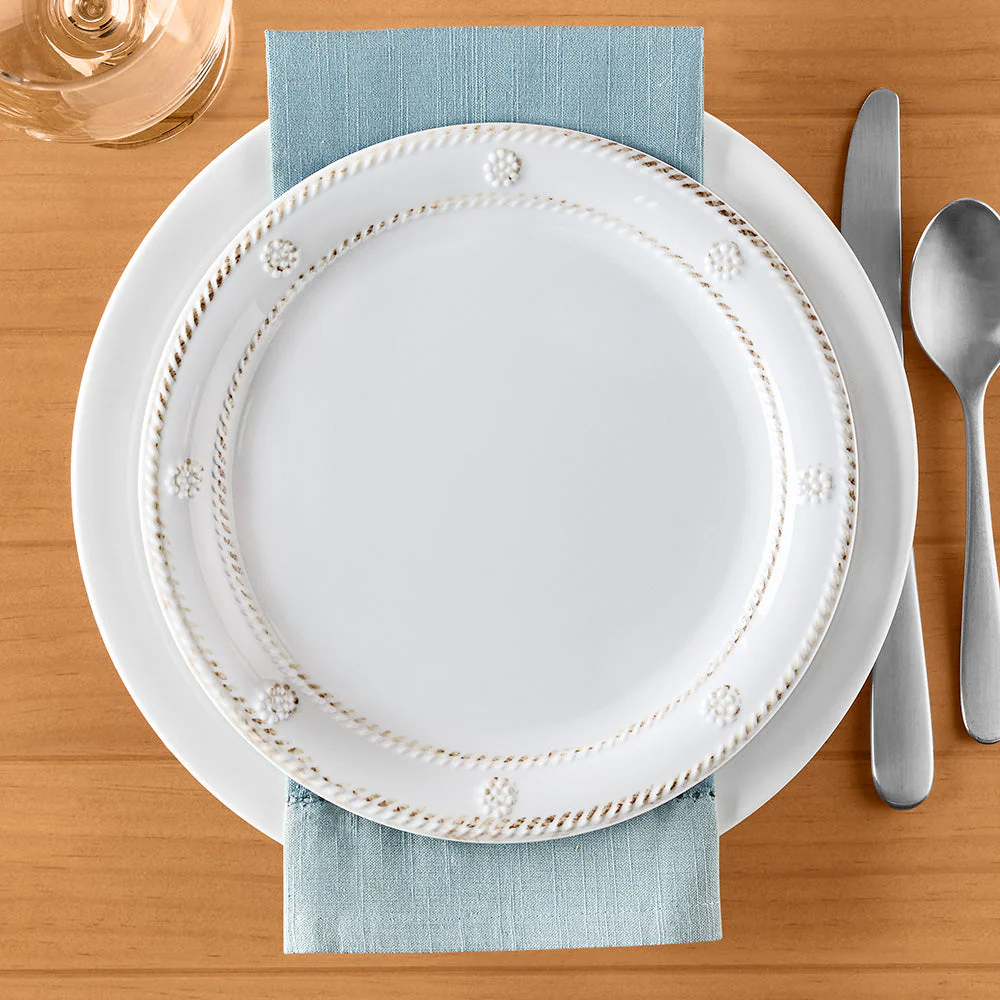 Juliska Berry & Thread Whitewash Melamine Dessert/Salad Plate