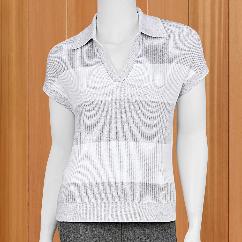 Kinross Lightweight Cap Sleeve Polo - Image 2