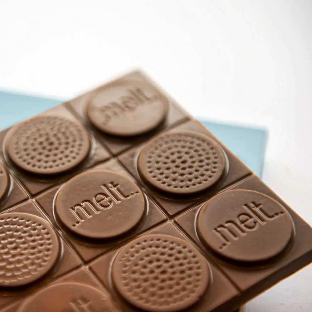 Melt Chocolates Hazelnut Milk Chocolate Bar - Image 2