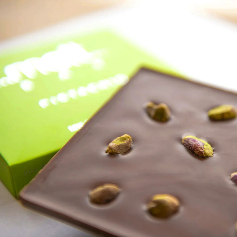 Melt Chocolates Pistachio Milk Chocolate Bar - Image 3