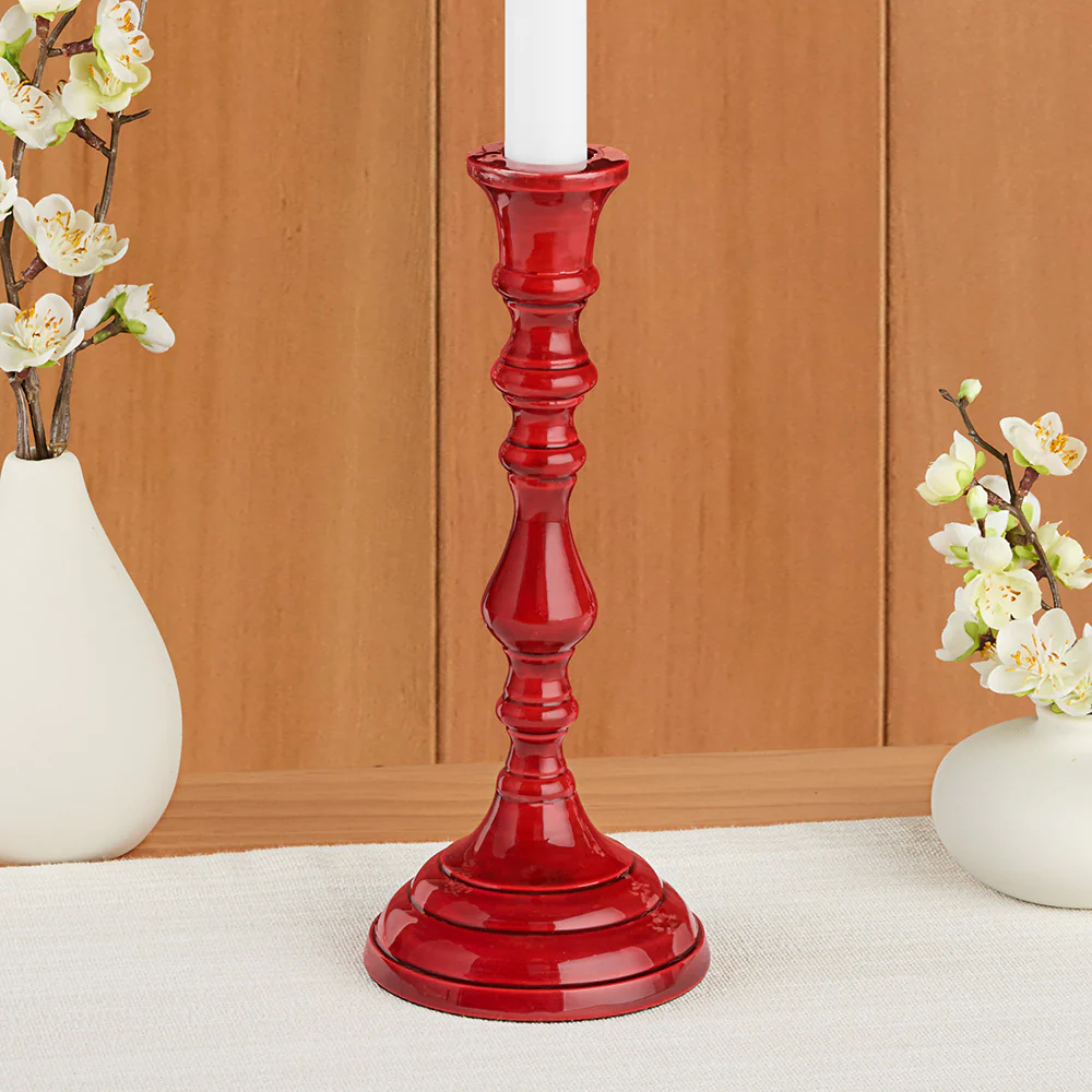 Napa Home & Garden Hugh Enameled Taper Candleholders
