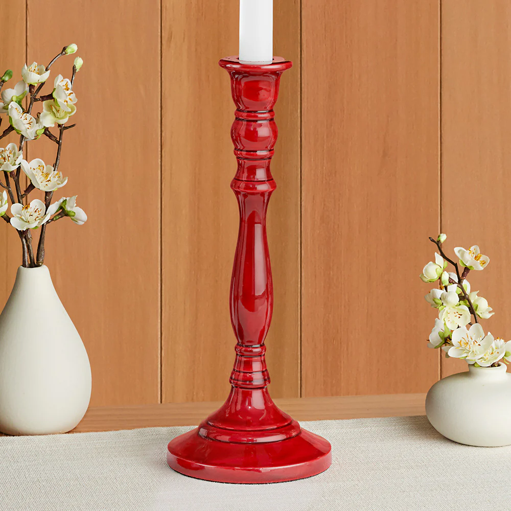 Napa Home & Garden Hugh Enameled Taper Candleholders - Image 3