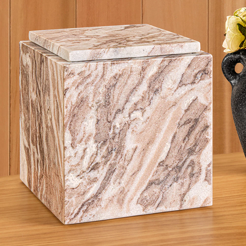 Napa Home & Garden Jaqueline Lidded Marble Box - Image 4