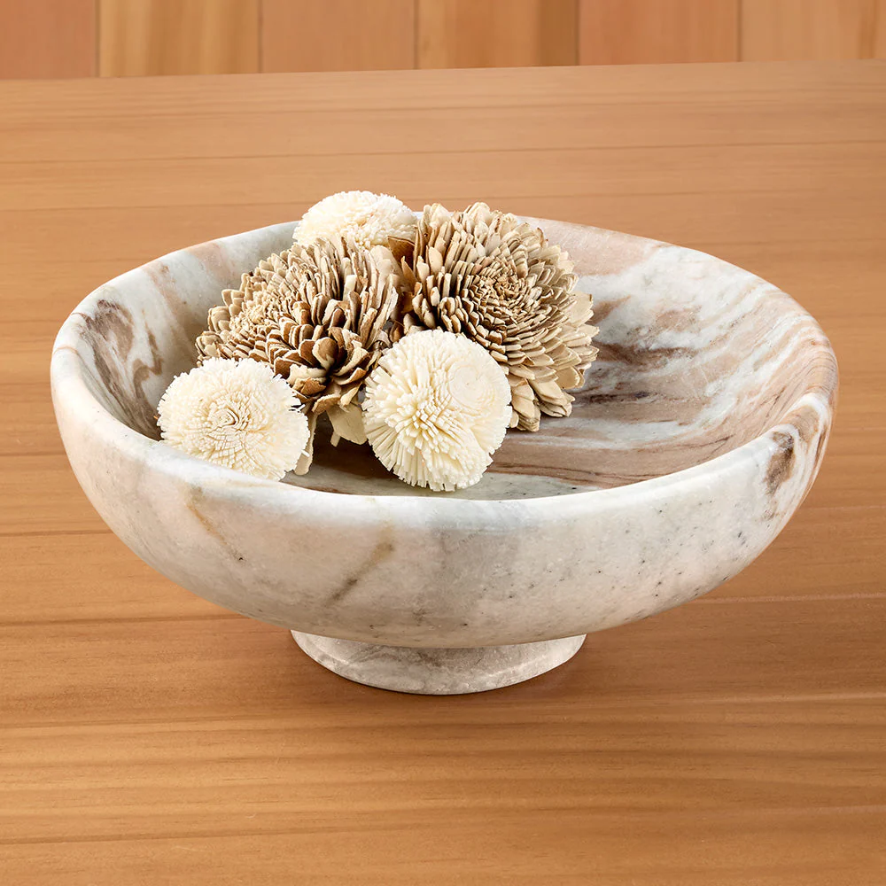 Napa Home & Garden Josephine Marble Footed Bowl