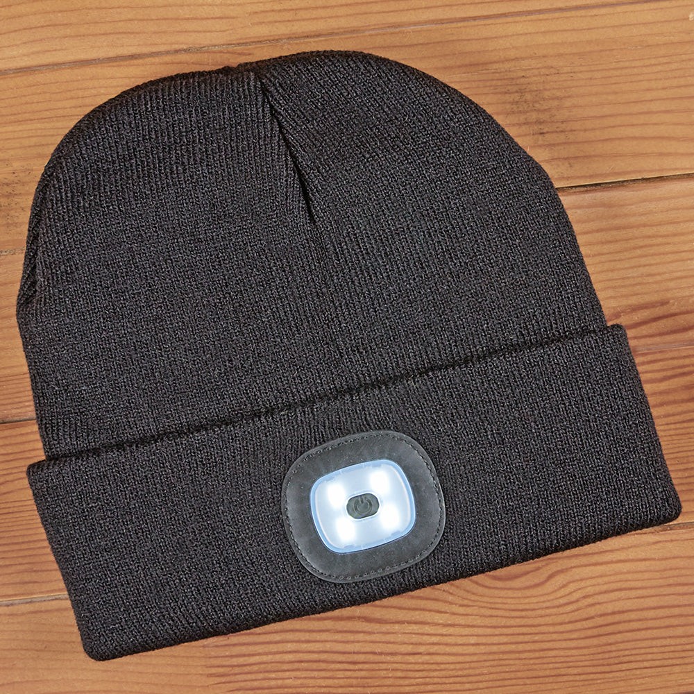 Night Scope Rechargeable LED Light Beanie, Men's - Image 2