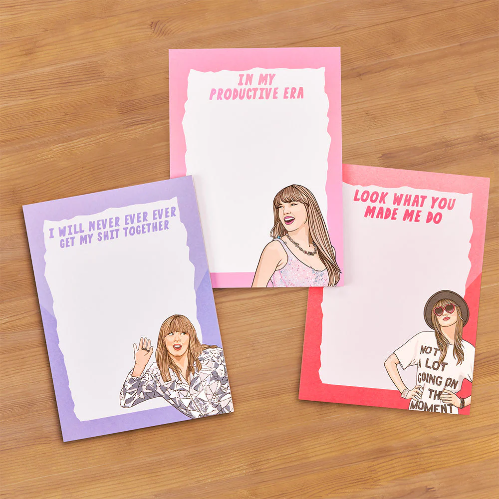 Pop Cult Paper Notepad, Taylor Swift "Productive Era" - Image 2