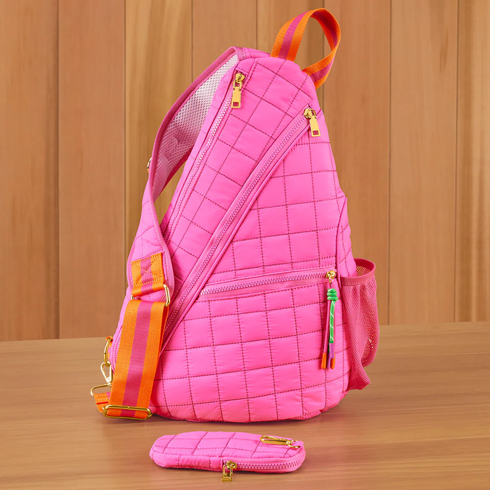 Shiraleah Ezra Quilted Sling Backpack - Image 2