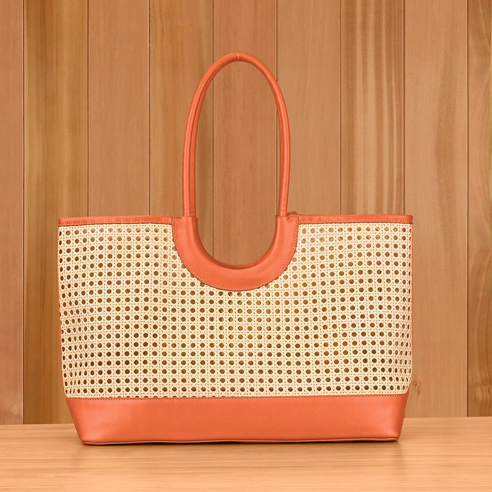 Shiraleah Lyra Open-Weave Cane Tote - Image 4