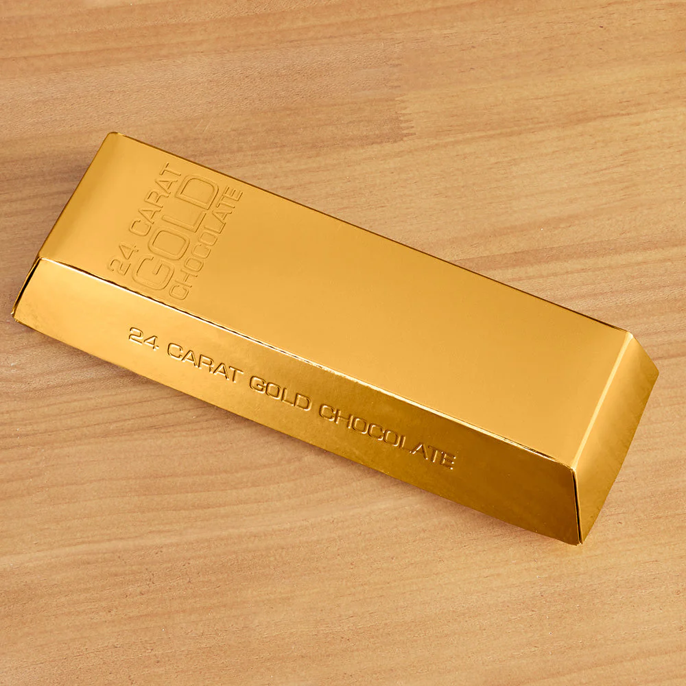 South Bend Chocolate Company 24 Carat Gold Chocolate Bar - Image 2