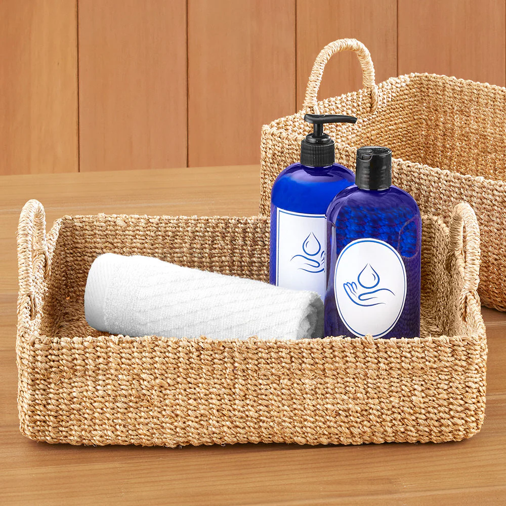Stephanie Abaca Basket Tray