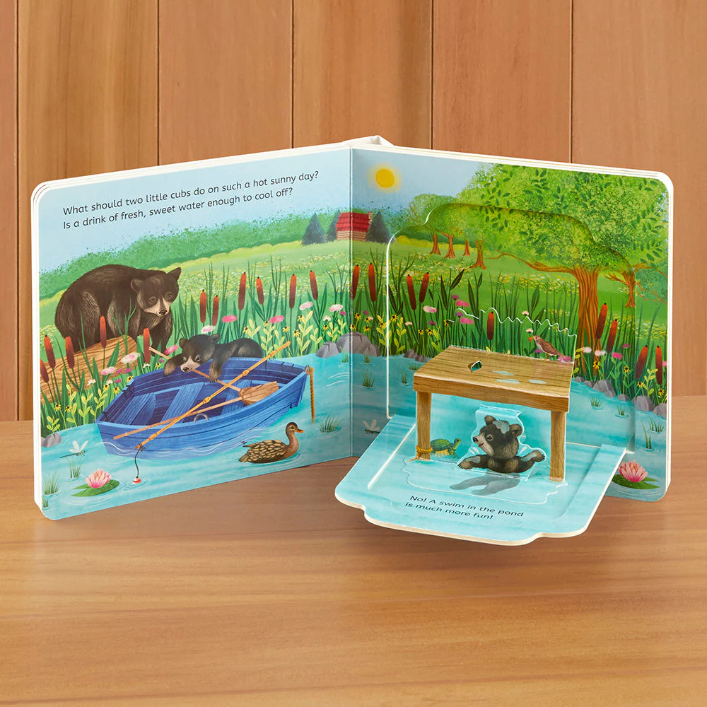 "Summer in the Forest" Lift-a-Flap Children's Board Book by Rusty Finch - Image 2