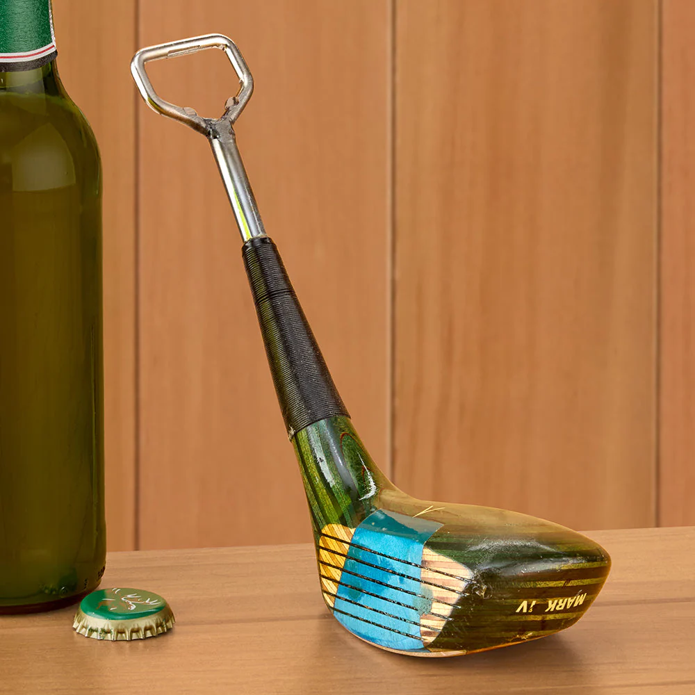 Vintage Wood Driver Golf Club Bottle Opener - Image 2